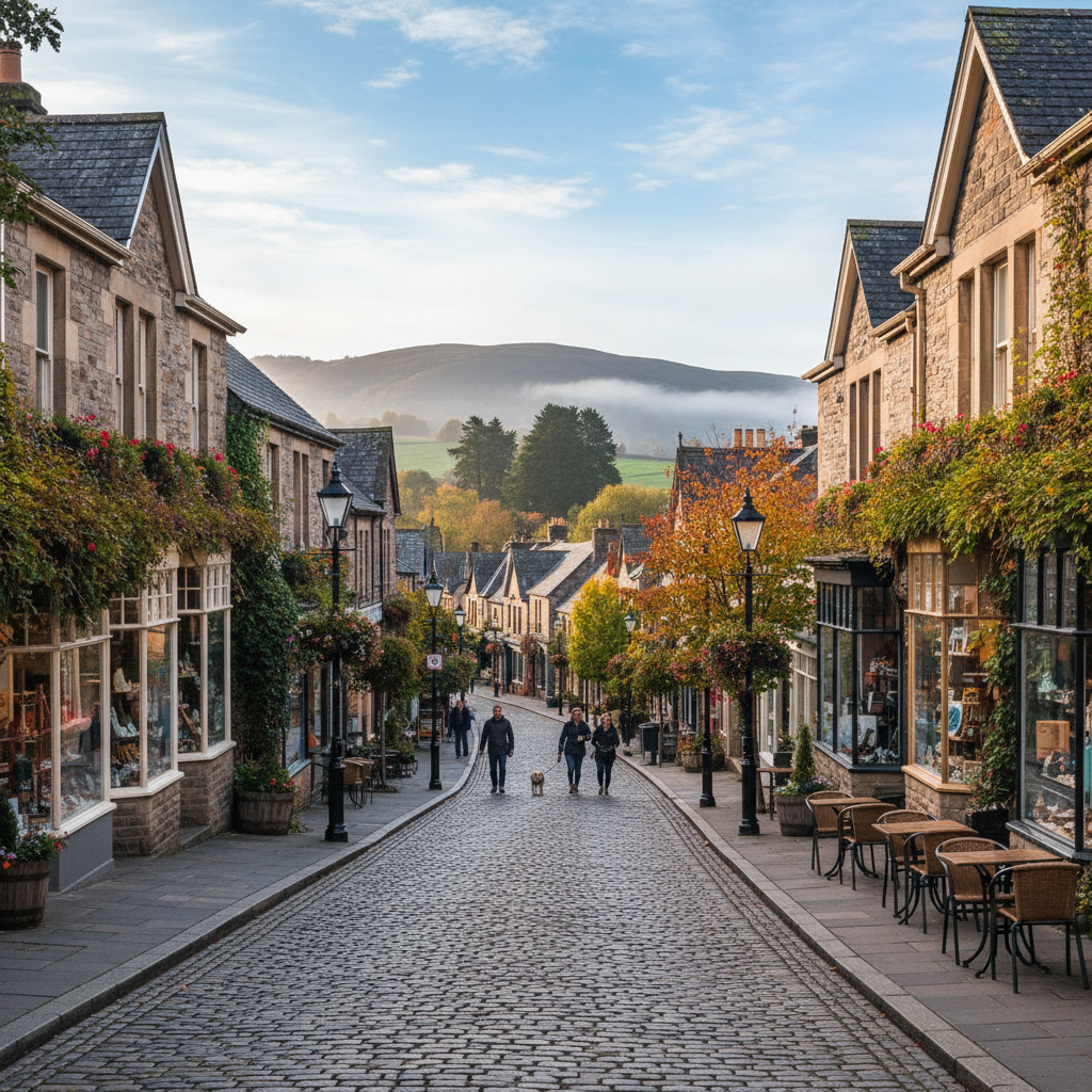 Storefronts along Bank Street in the Glebe with tree-lined sidewalks